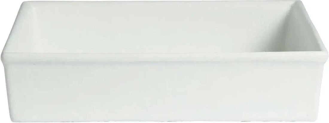 Bugambilia - Mod 524.13 Oz White Square Salad Bar Bowl With Glossy Smooth Finish - IS036-MOD-WW