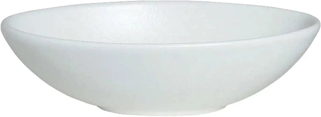 Bugambilia - Mod 57.486 Oz White Medium Oval Bowl With Smooth Finish With Glossy Smooth Finish - BOD03-MOD-WW