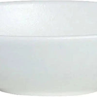 Bugambilia - Mod 57.486 Oz White Medium Oval Bowl With Smooth Finish With Glossy Smooth Finish - BOD03-MOD-WW