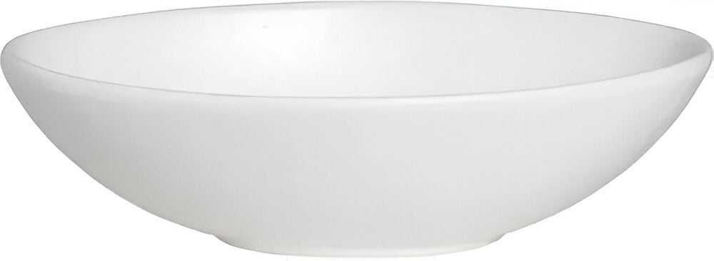 Bugambilia - Mod 57.486 Oz White Medium Oval Bowl With Smooth Finish With Glossy Smooth Finish - BOD03-MOD-WW