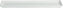 Bugambilia - Mod 5.07 Oz X-Small White Rectangular Gourmet Platter With Glossy Smooth Finish - PU000-MOD-WW