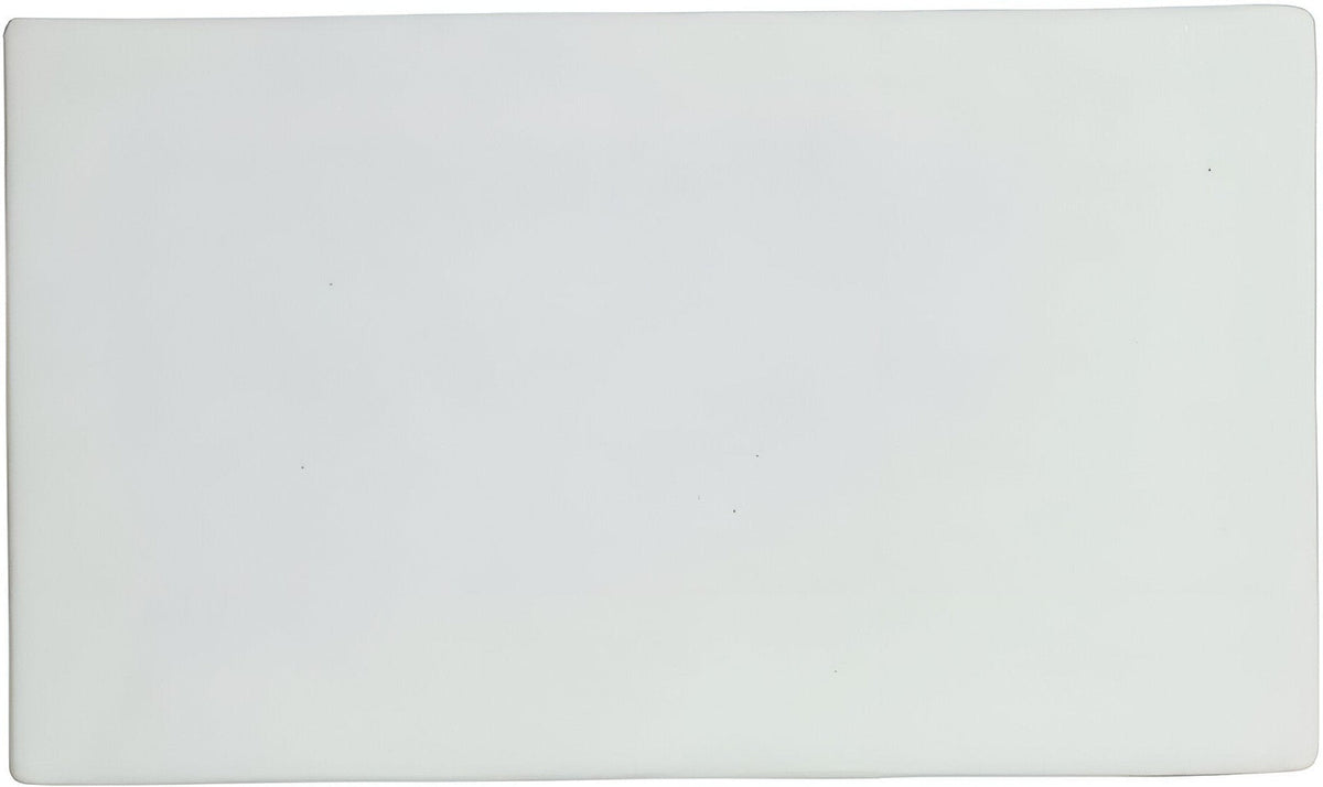 Bugambilia - Mod 6" Rectangular White Disc With Glossy Smooth Finish - DU005-MOD-WW