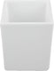 Bugambilia - Mod 60.87 Oz White Square Straight Sided Salad Bowl With Smooth - COMP07-MOD-WW