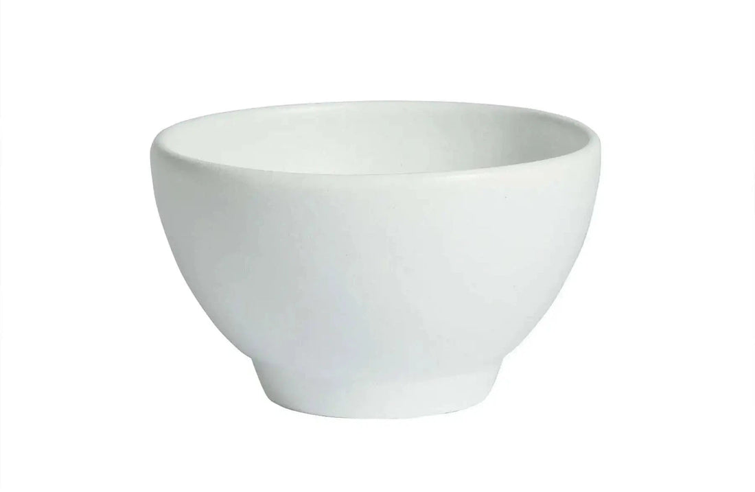 Bugambilia - Mod 67.2 Oz Small Round White Texas Bowl With Glossy Smooth Finish - FRD32-MOD-WW