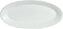 Bugambilia - Mod 67.6 Oz Medium White Oval Wide Oval Platter With Glossy Smooth Finish - PO023-MOD-WW