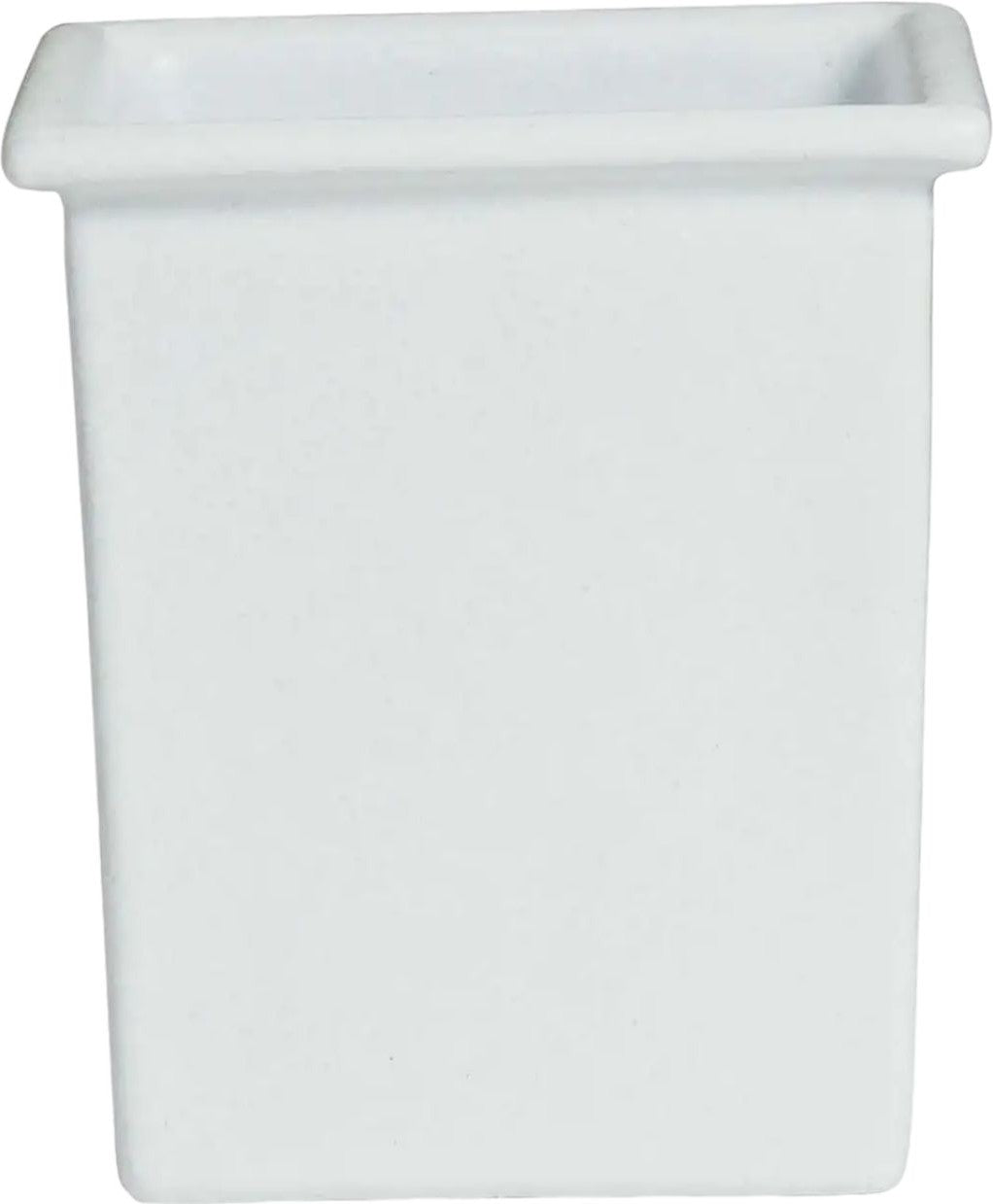 Bugambilia - Mod 67.6 Oz White Rectangular Salad Bar Bowl With Glossy Smooth Finish - IS014-MOD-WW