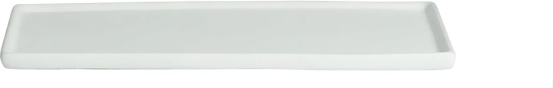 Bugambilia - Mod 6.3" X-Small Rectangular White Disc with Rim With Glossy Smooth Finish - DU201-MOD-WW