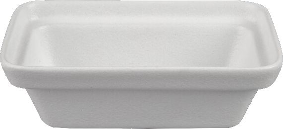 Bugambilia - Mod 84.54 Oz Large White Rectangular China Bowl With Glossy Smooth Finish - BUD24-MOD-WW
