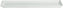 Bugambilia - Mod 8.4 Oz X-Small White Triangular Platter With Glossy Smooth Finish - PT001-MOD-WW