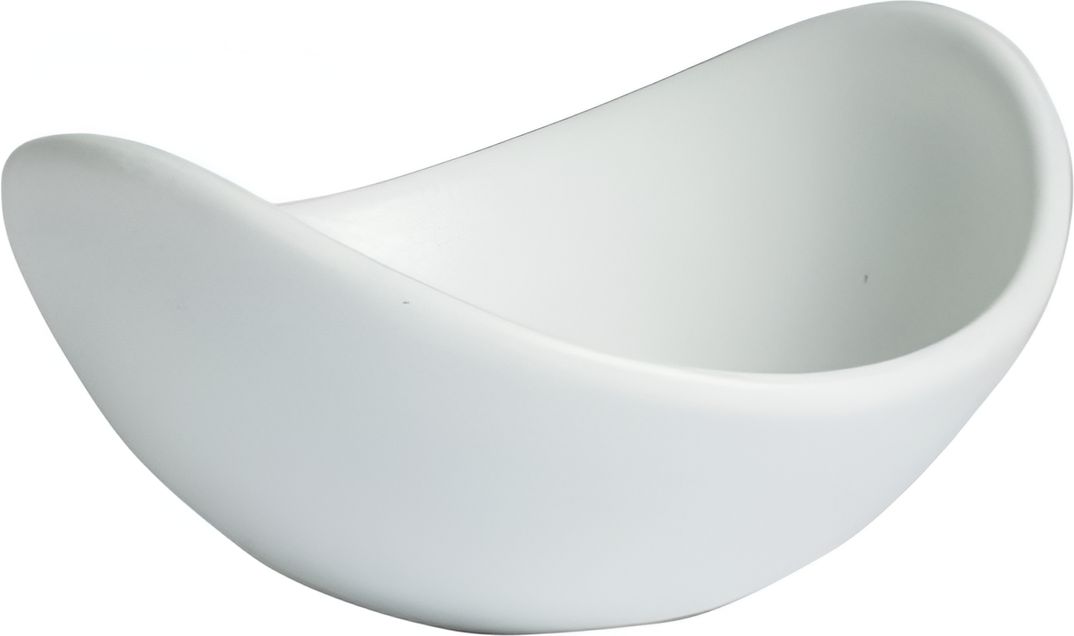 Bugambilia - Mod 8.45 Oz White Round Condiment Bowl With Glossy Smooth Finish - CRD03-MOD-WW