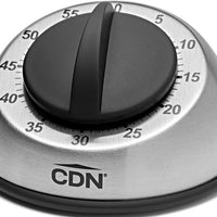 CDN - 60 Minute Silver Heavy Duty Mechanical Timer, Pack of 6 - MT1