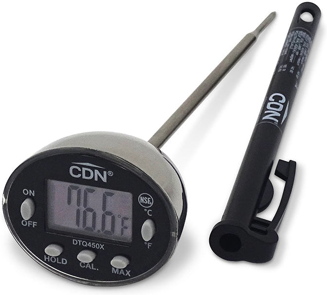 CDN - ProAccurate Black Quick Read Thin Tip Thermometer, Pack of 6 - DTQ450X - DISCONTINUED