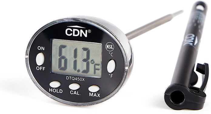 CDN - ProAccurate Black Quick Read Thin Tip Thermometer, Pack of 6 - DTQ450X - DISCONTINUED