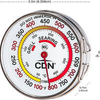 CDN - ProAccurate Grill Surface Thermometer, Pack of 6 - GTS800X