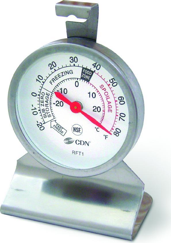 CDN - ProAccurate Heavy-Duty Refrigerator/Freezer Thermometer, Pack of 6 - RFT1