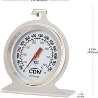 CDN - ProAccurate High Heat Oven Thermometer, Pack of 6 - POT750X