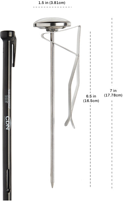 CDN - ProAccurate Insta-Read Beverage & Frothing Thermometer, Pack of 6 - IRB220F