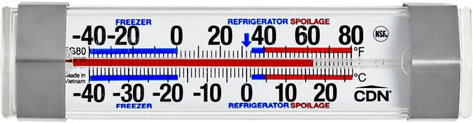 CDN - ProAccurate Refrigerator/Freezer Thermometer - FG80