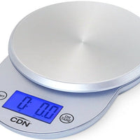 CDN - ProAccurate Silver 11 lb / 5 Kg Digital Scale - SD1104-S
