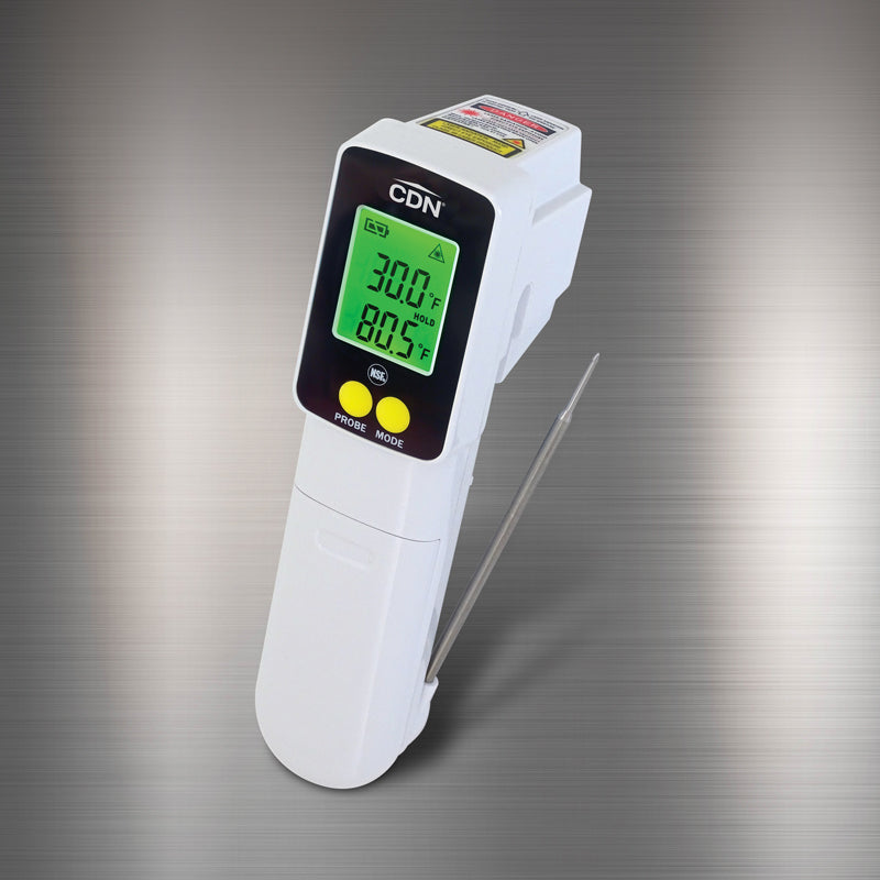 CDN - ProAccurate White Infrared Gun/Thermocouple Thermometer - INTP662