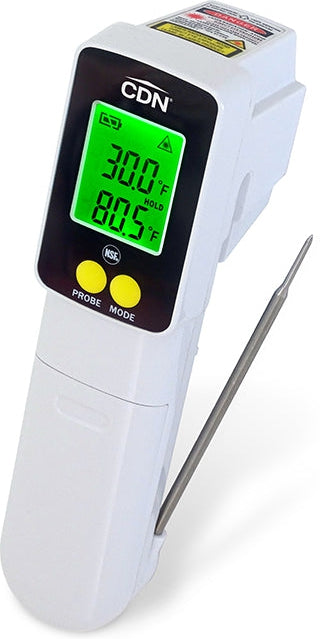 CDN - ProAccurate White Infrared Gun/Thermocouple Thermometer - INTP662