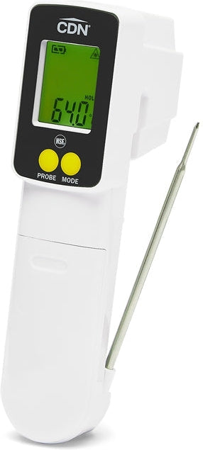 CDN - ProAccurate White Infrared Gun/Thermocouple Thermometer - INTP662