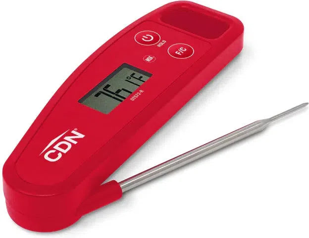 CDN - Red Digital Folding Thermometer - 88DT572-R