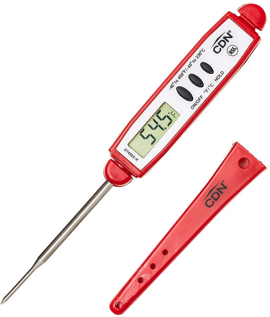 CDN - Red Waterproof ProAccurate Pocket Thermometer - DT450X-R