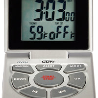 CDN - Silver Digital Probe Thermometer/Timer/Clock - DTTC-S