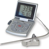 CDN - Silver Digital Probe Thermometer/Timer/Clock - DTTC-S