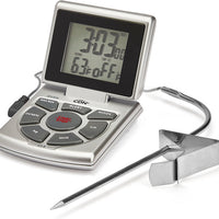 CDN - Silver Digital Probe Thermometer/Timer/Clock - DTTC-S
