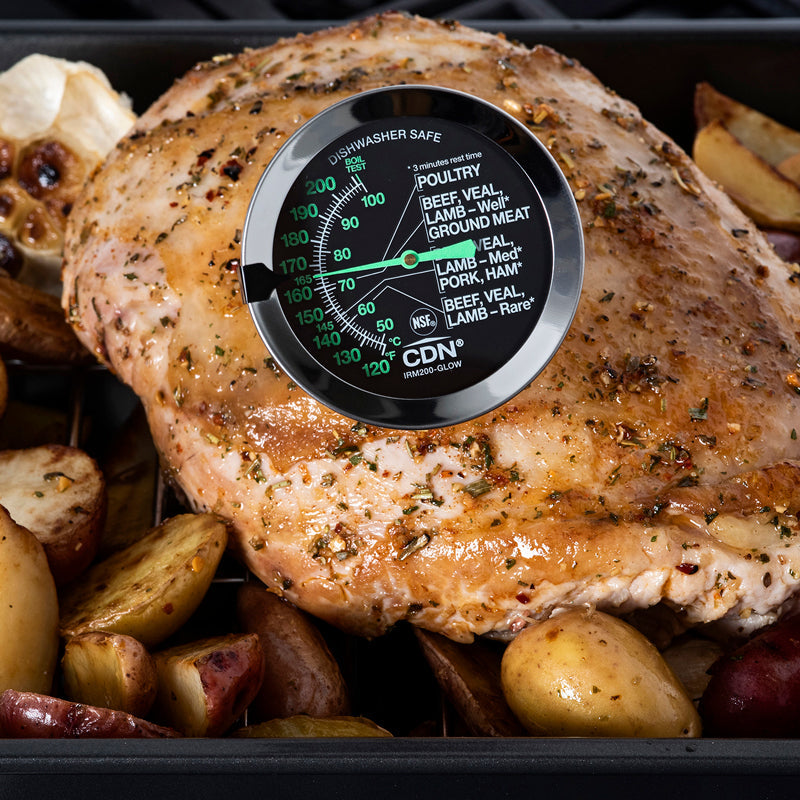 CDN - Silver Glow Ovenproof Meat/Poultry Thermometer - IRM200-GLOW
