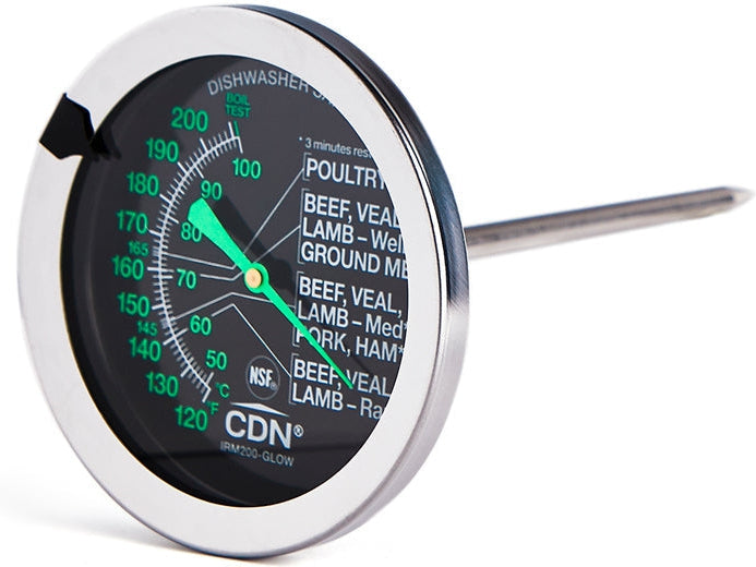 CDN - Silver Glow Ovenproof Meat/Poultry Thermometer - IRM200-GLOW