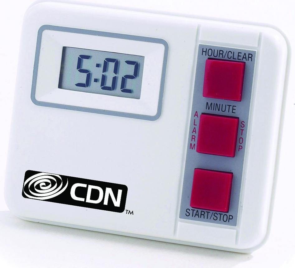 CDN - White 20 Hours Digital Timer, Pack of 6 - TM2