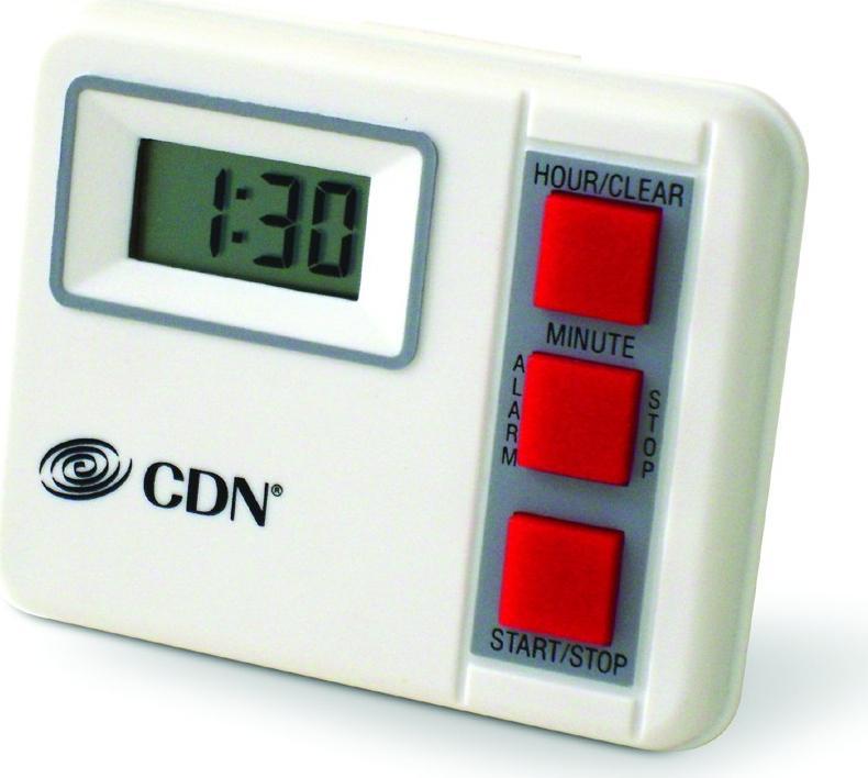 CDN - White 20 Hours Digital Timer, Pack of 6 - TM2