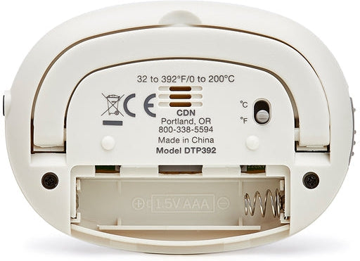 CDN - White Digital Dual Sensing Probe Thermometer - DTP392