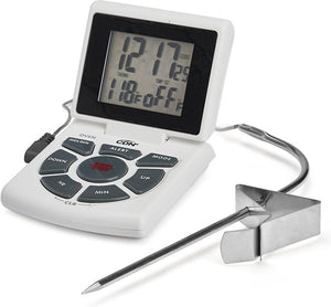 CDN - White Digital Probe Thermometer/Timer/Clock - DTTC-W