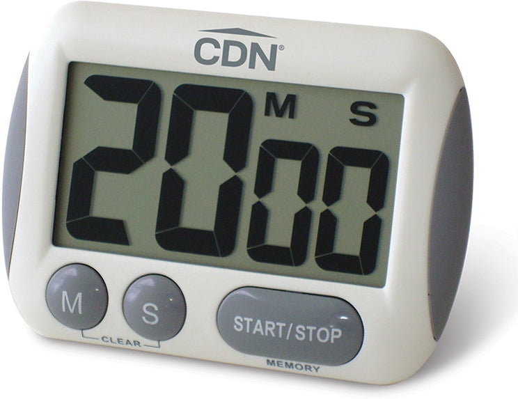 CDN - White Extra Big Digit 100 Minute Digital Timer, Pack of 6 - TM15