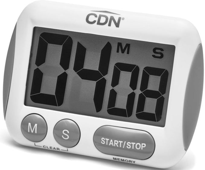 CDN - White Extra Big Digit 100 Minute Digital Timer, Pack of 6 - TM15