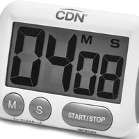 CDN - White Extra Big Digit 100 Minute Digital Timer, Pack of 6 - TM15