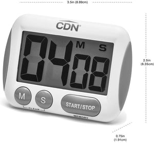 CDN - White Extra Big Digit 100 Minute Digital Timer - TM15