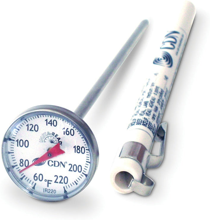 CDN - White Insta Read Cooking Thermometer - IR220