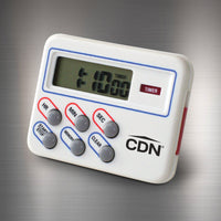 CDN - White Multi-Task 24 Hours Digital Timer & Clock, Pack of 6 - TM8