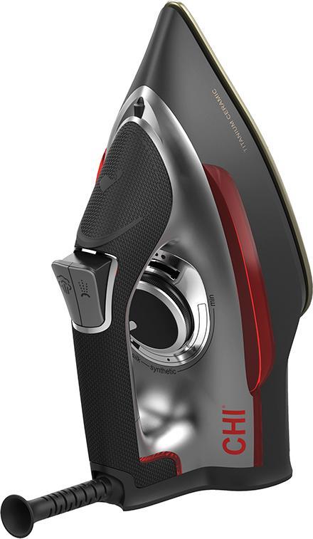 CHI - 1700 W Professional Steam Iron with Titanium-Infused Ceramic Soleplate - 13101