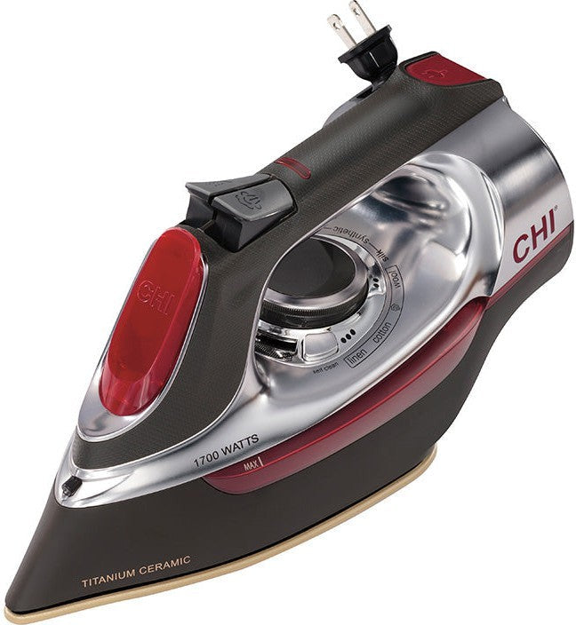 CHI - Gray Retractable Cord Steam Iron - 13106F
