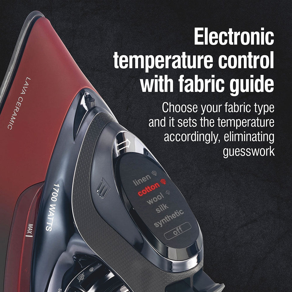 CHI - Lava Electronic Iron with Retractable Cord - 13113