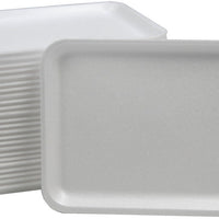CKF Inc. - 10 x 8 x 0.5", 38/8S White Foam Meat Packaging Trays, 500/Cs - 88136