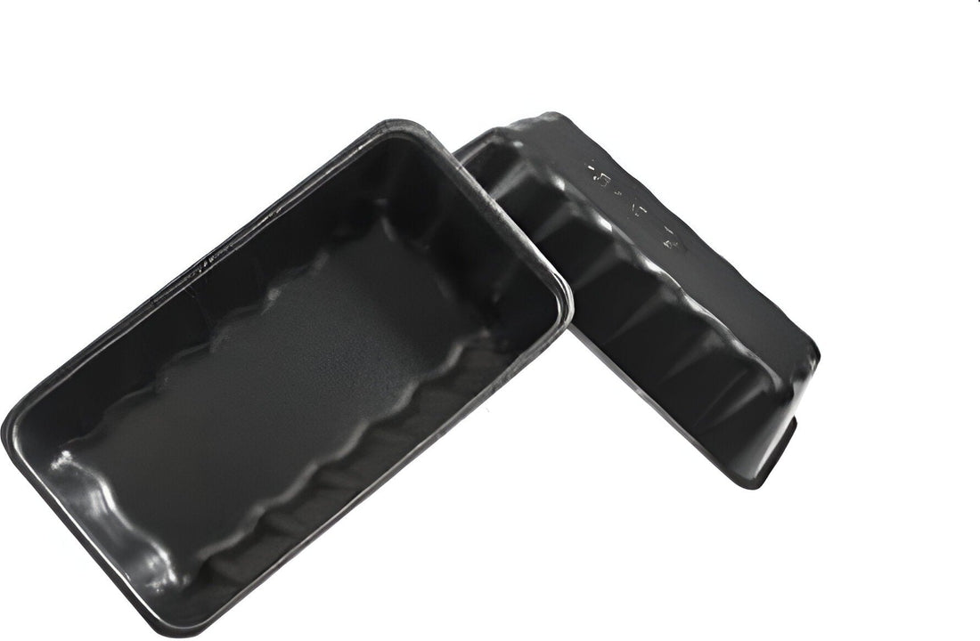 CKF Inc. - 10.38 x 5.63 x 2", 10K Black Foam Tray, 250/Cs - 87847