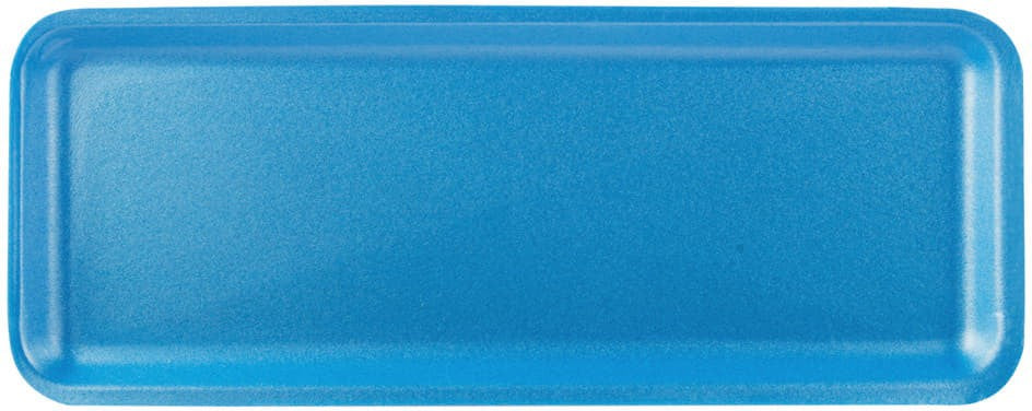 CKF Inc. - 14.75" x 5.75" x 0.63" Blue Foam Tray, 250/Cs - 072606 (Special Order Item)