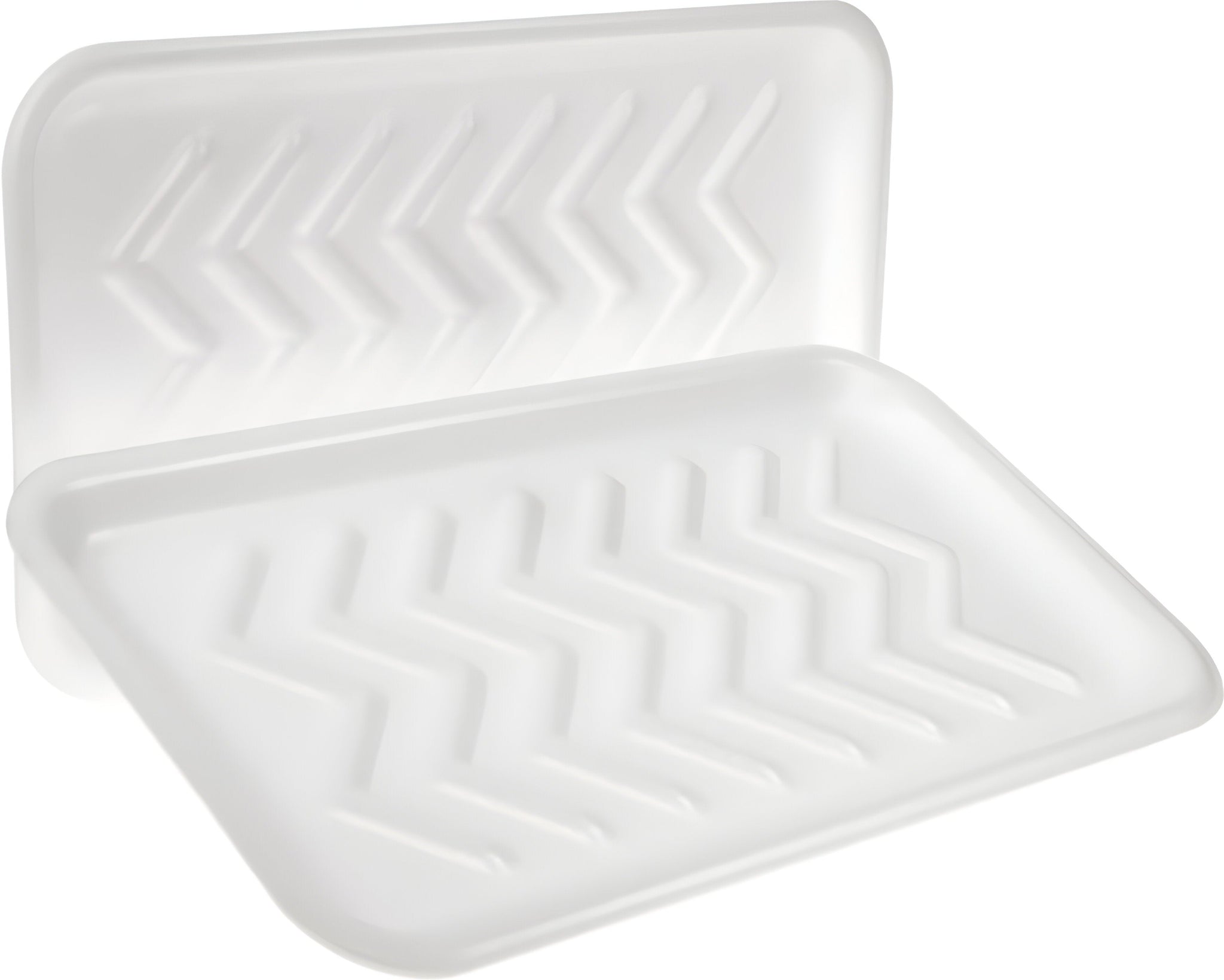 CKF Inc. - 15" x 8" x.63" White Foam 25S Tray, 250/Cs - 88125 (Special Order Item)